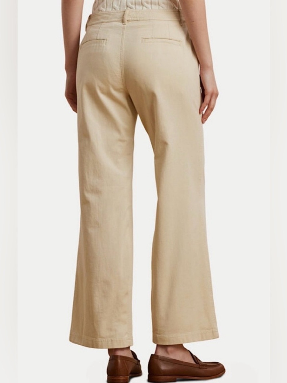 NWT LAUREN Ralph Lauren women's wide leg chinos